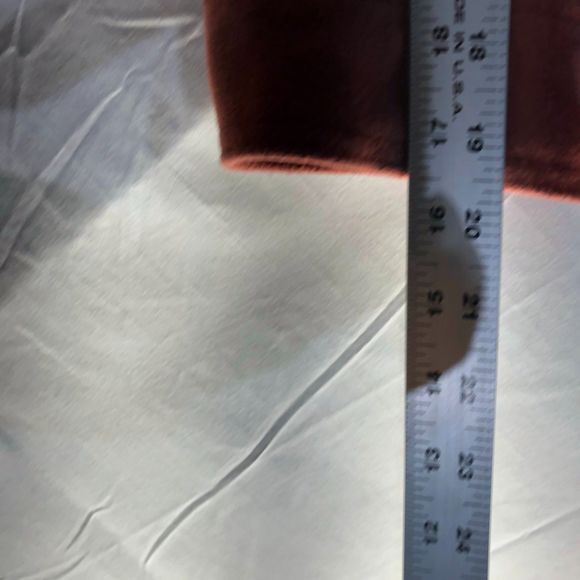 Auburn Burnt Orange Rust Flannel Wool Blend Chore Coat Shirt Jacket XL - Picture 6 of 7